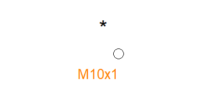 M10x1 - ISO6149-1